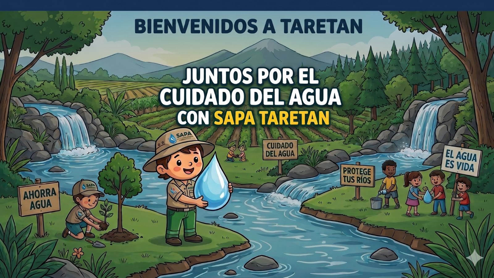 Bienvenidos a Taretan, juntos por el cuidado del agua